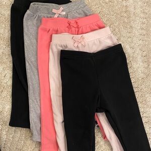 Kids' Assorted Color Leggings Set